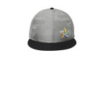 NE407 New Era Camo Flat Bill Snapback Cap