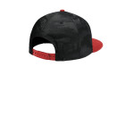 NE407 New Era Camo Flat Bill Snapback Cap