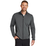 EB238 Eddie Bauer Full Zip Heather Stretch Fleece Jacket