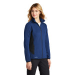 EB239 Eddie Bauer Ladies Full Zip Heather Stretch Fleece Jacket