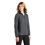 EB239 Eddie Bauer Ladies Full Zip Heather Stretch Fleece Jacket