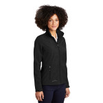 EB533 Eddie Bauer Ladies Shaded Crosshatch Soft Shell Jacket