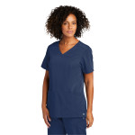 WW4168 WonderWink Womens Premiere Flex V-Neck Top