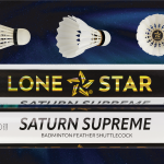 The LONE STAR Premium Feather Shuttlecocks - SATURN SUPREME