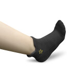 LONE STAR ULTRA-THICKNESS ANKLE SOCKS FOR MEN & WOMEN (BLACK/GOLD)