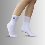 LONE STAR ULTRA-THICKNESS QUARTER SOCKS FOR MEN & WOMEN (WHITE/NAVY)