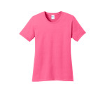 LPC54 Port & Company Ladies Core Cotton Tee Edition Pink Purple