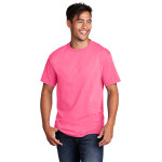 PC54 Port & Company Core Cotton Tee Edition Pink